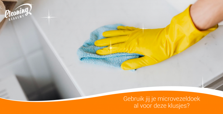 Microvezeldoekjes om schoon te maken 